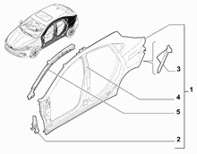 70019-010 EXTERNAL SIDE FRAME