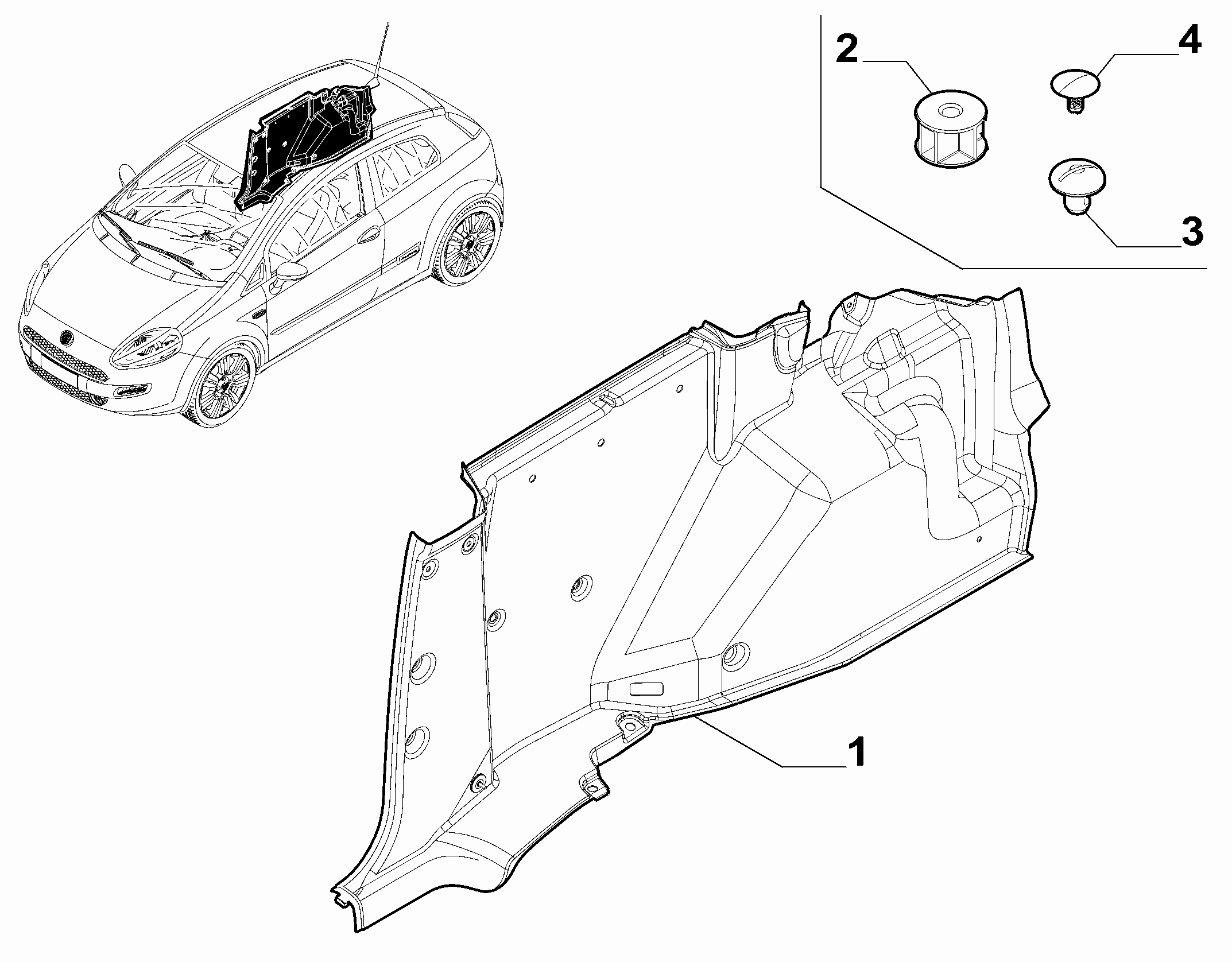 70526-010 BAG STORAGE INTERNAL SIDE LINING