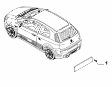 70727-040 REAR PLATE CLAMPS