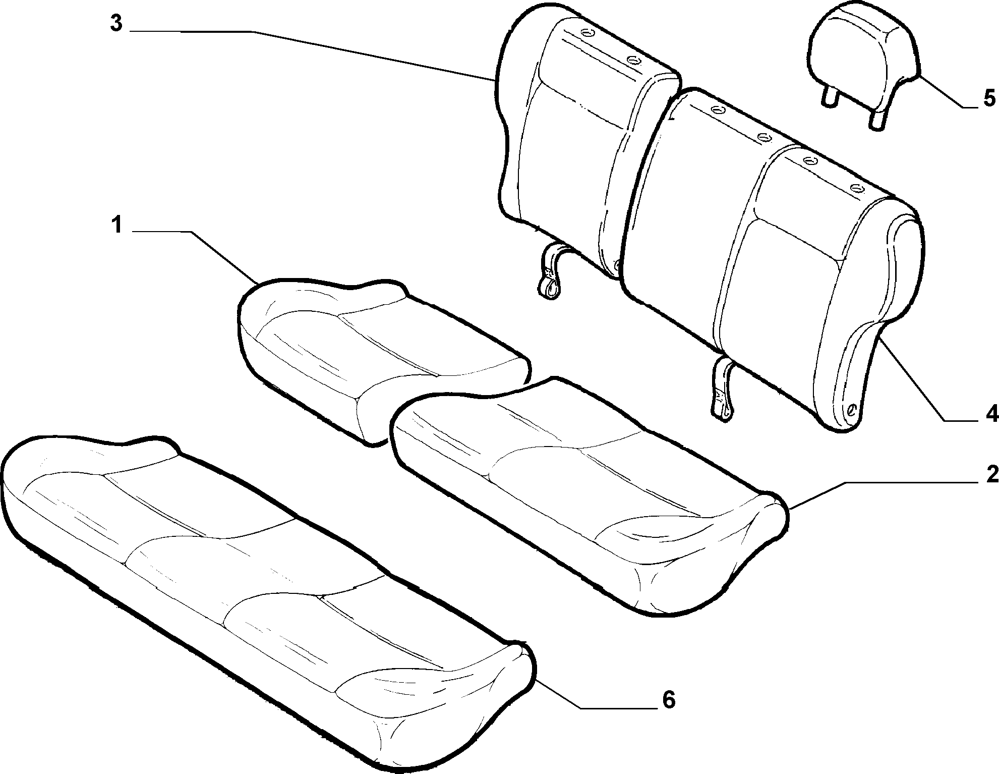 70615/02 REAR SEAT LINING