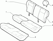 70615/02 REAR SEAT LINING