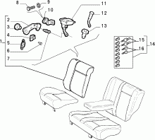 70613/01 REAR SEAT