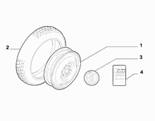 44316-030 SPARE WHEEL