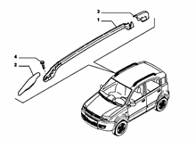70732-020 ROOF RACKS