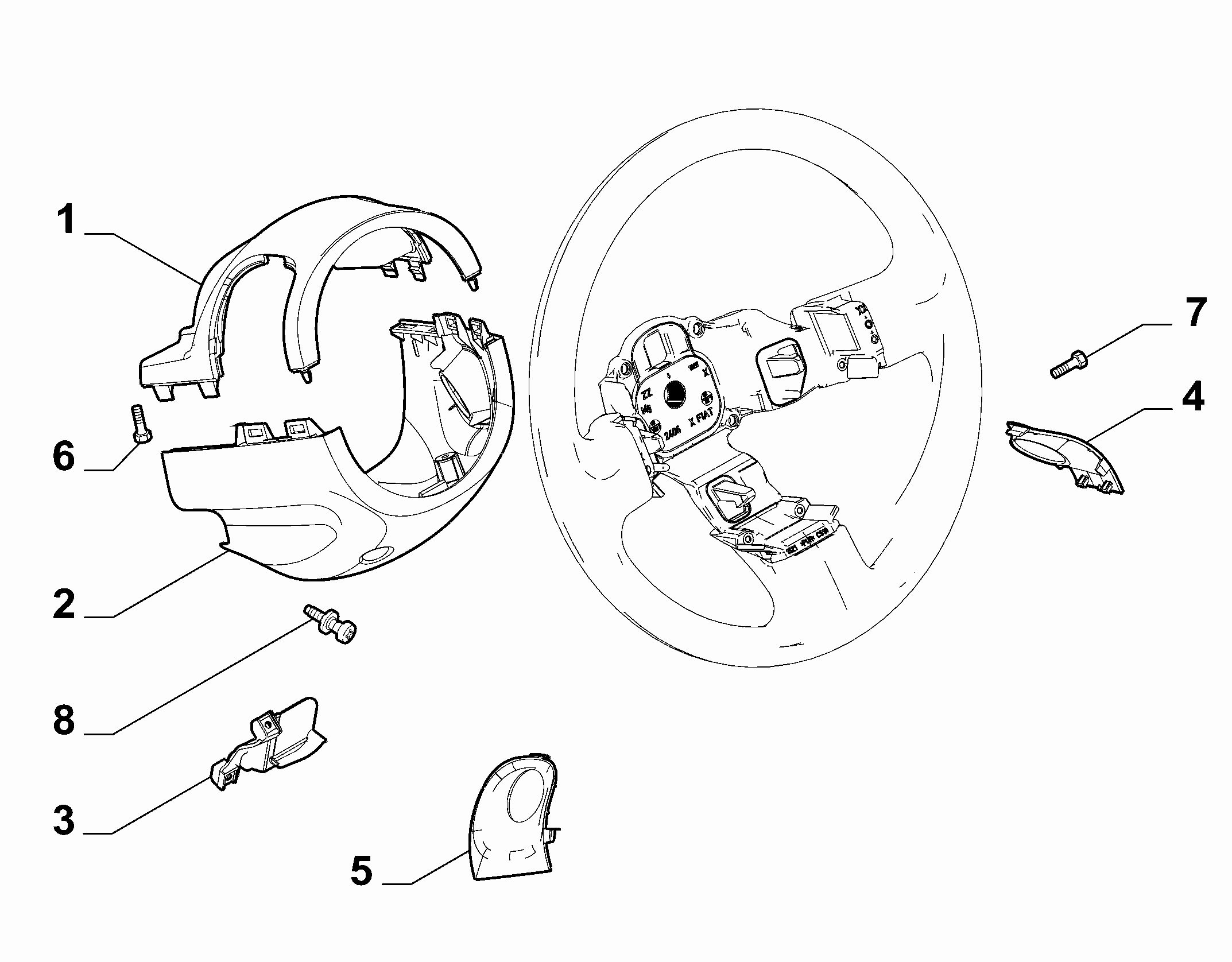 70502-060 STEERING COLUMN GUARDS