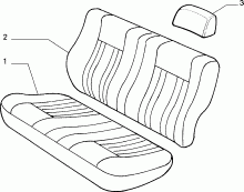 70615/00 REAR SEAT LINING 