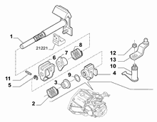 21219-010 GEAR SHAFT