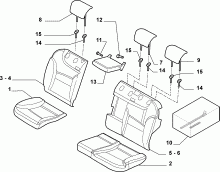 70615/01 REAR SEAT LINING