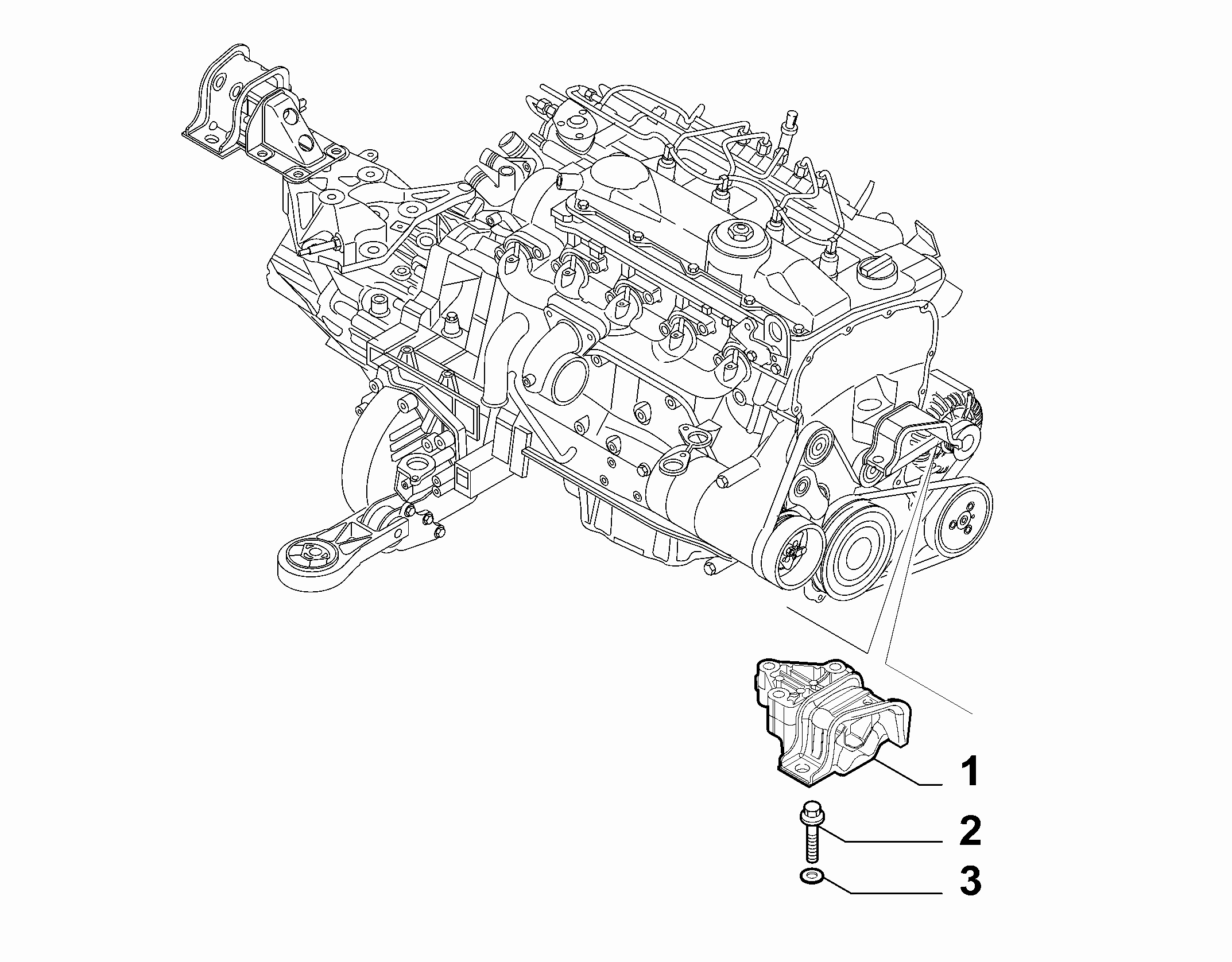 10002-010 ENGINE INLET SCREW ANCHOR AND TENSION ROD SUSPENSION