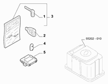 55202-020 KEY KIT AND OPENING SYSTEM
