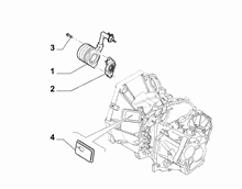 21207-040 HYDRAULIC ACTUATOR CLUTCH RELEASE