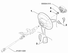 41201-010 STEERING WHEEL