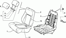 70601/00 ПЕРЕДНИЕ СИДЕНЬЯ 