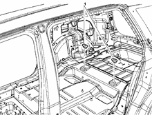 70620-030 THIRD ROW SEAT FASTENINGS