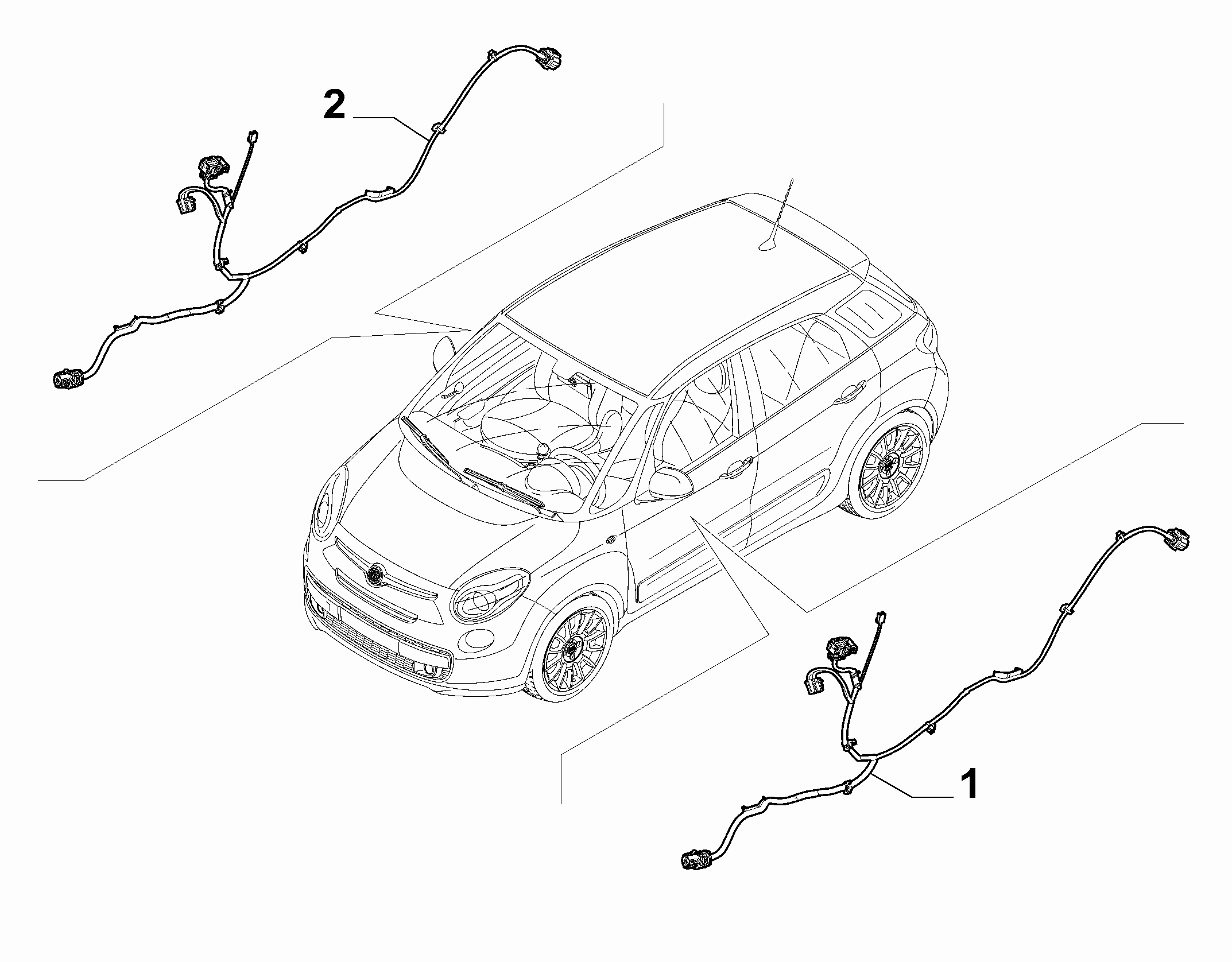 55526-010 FRONT DOOR HARNESS