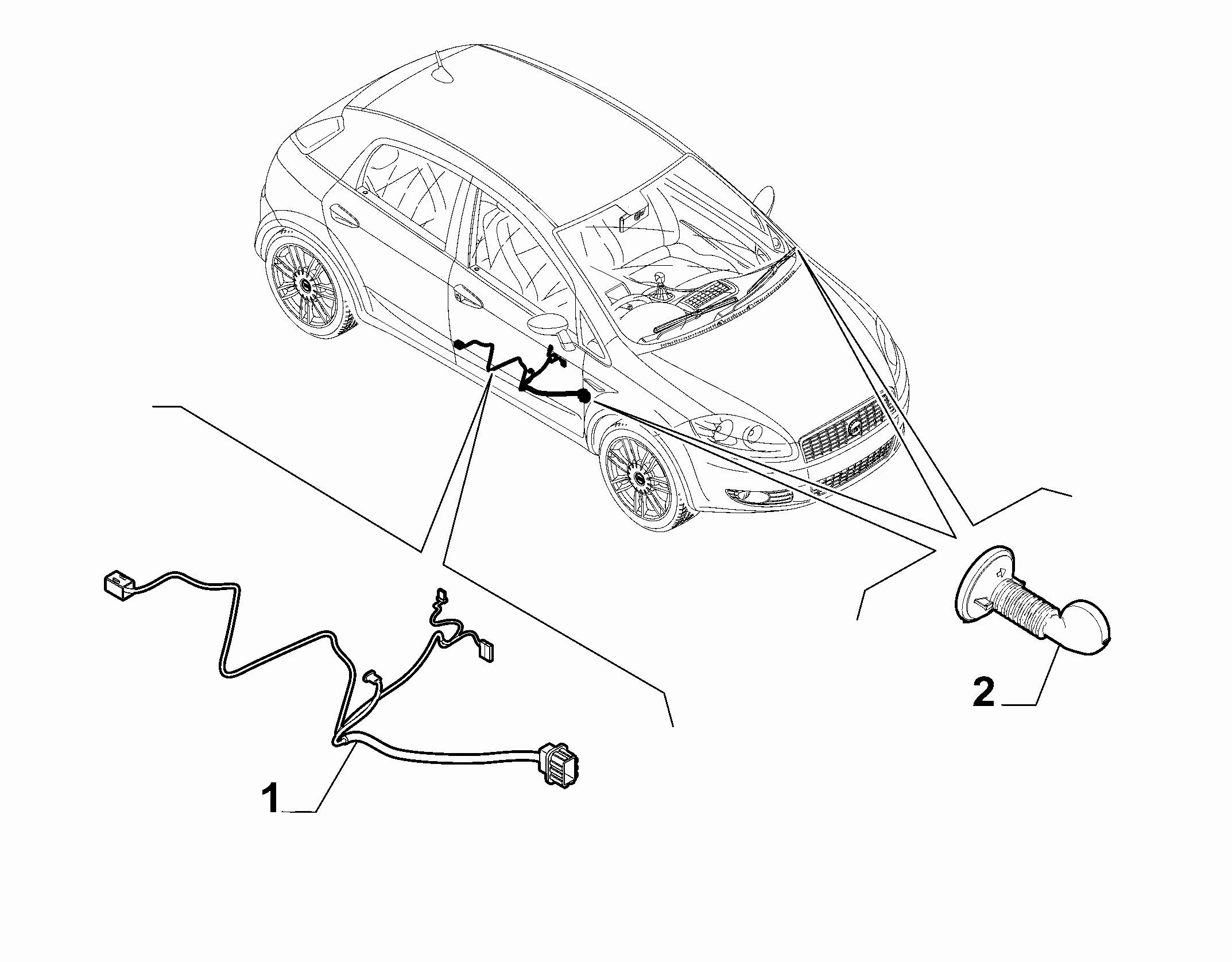 55526-010 FRONT DOOR HARNESS