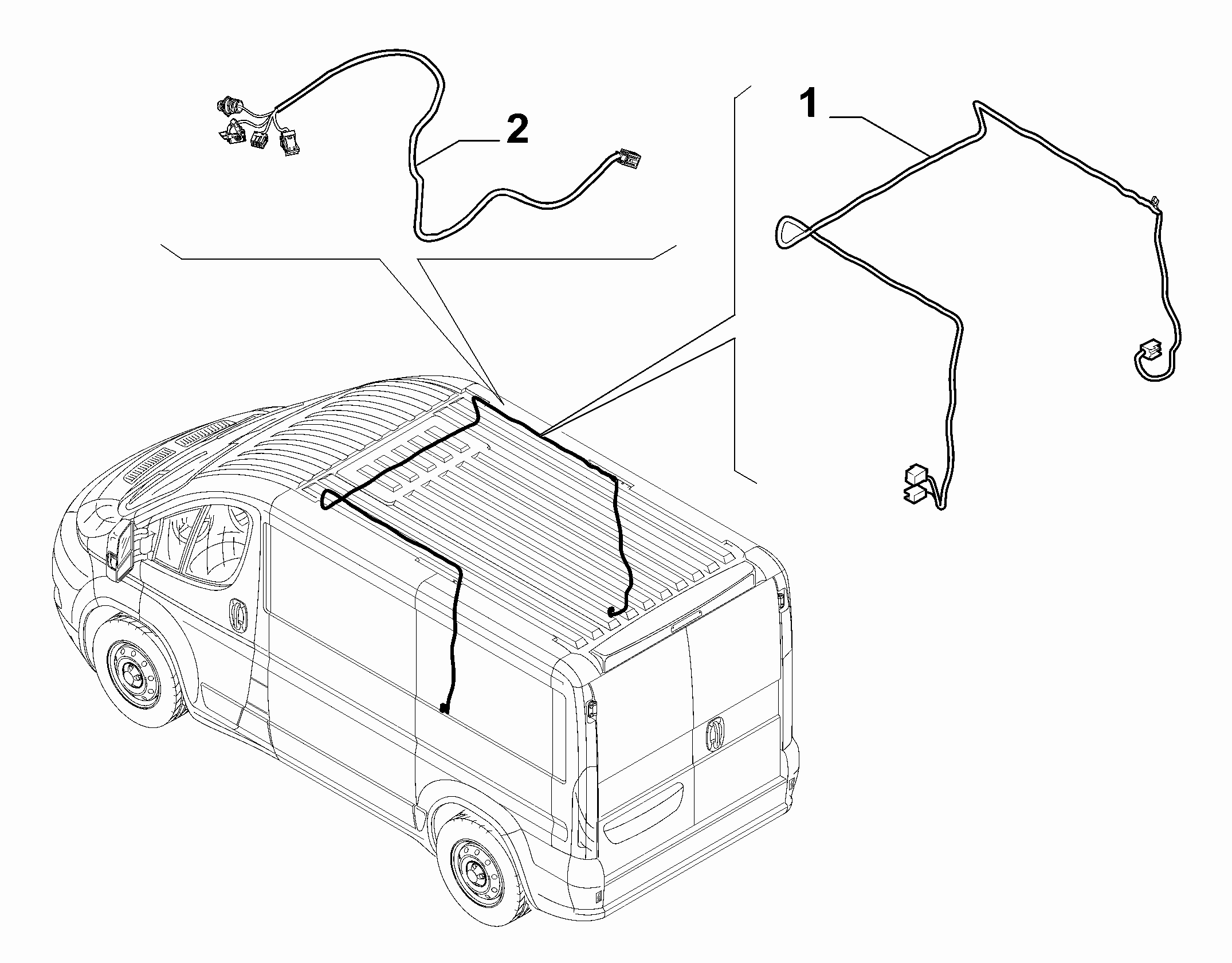 55526-021 SLIDING DOOR WIRING SET