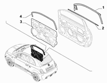 70129-070 FRONT DOOR TRIM