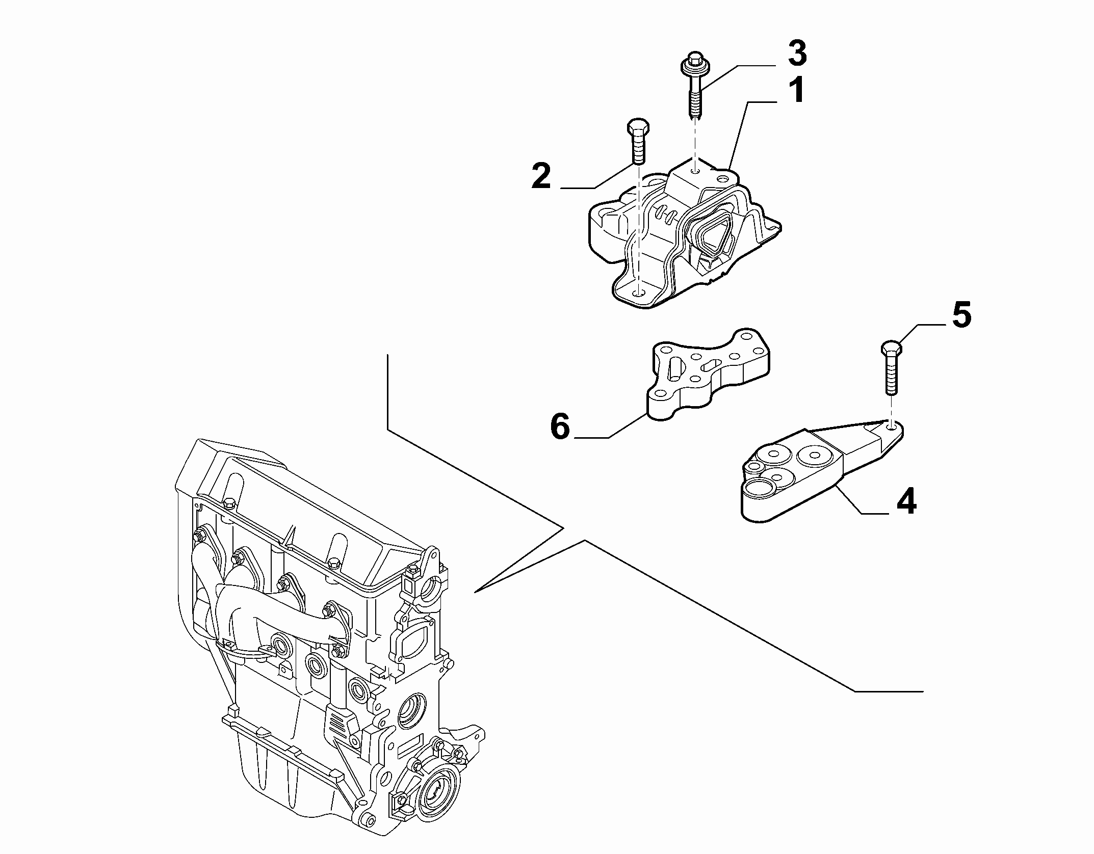 10002-020 GEARBOX INLET SCREW ANCHOR SUSPENSION