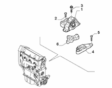 10002-020 GEARBOX INLET SCREW ANCHOR SUSPENSION