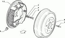 33125/00 ТОРМОЗА ЗАДНИХ КОЛЕС 
