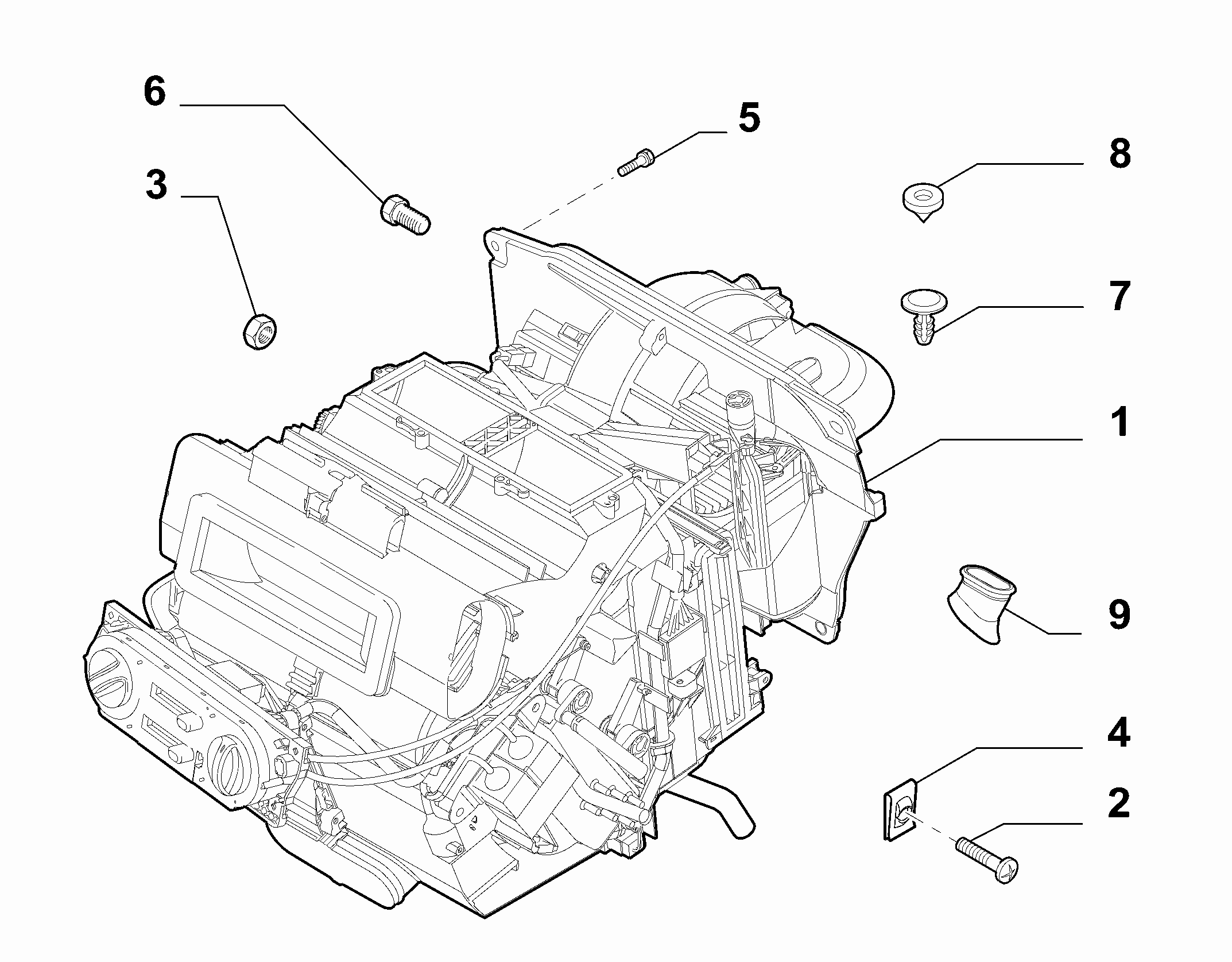 50101-010 HEATER/AIR CON