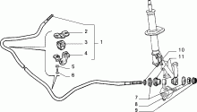 44301/00 ПЕРЕДНЯЯ ПОДВЕСКА 