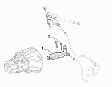 18103-020 CLUTCH LEVER CYLINDER AND HOSE