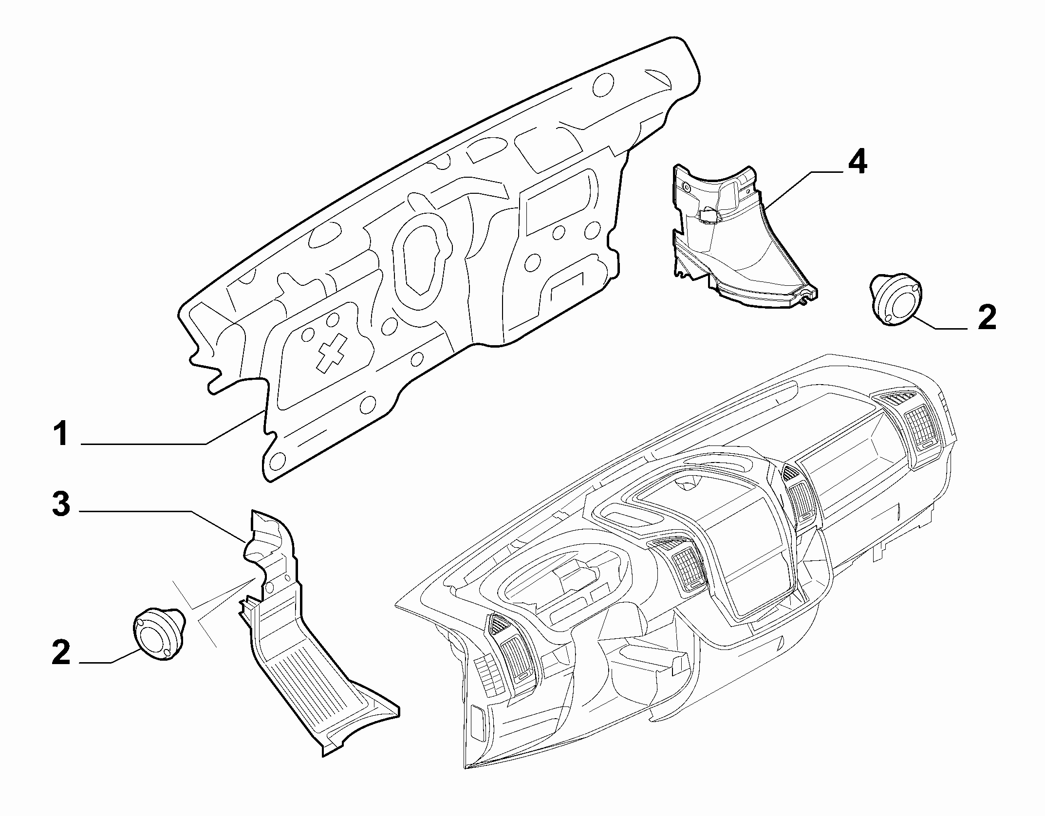70522-020 PASSENGER COMPARTMENT INSULATION AND PADDING