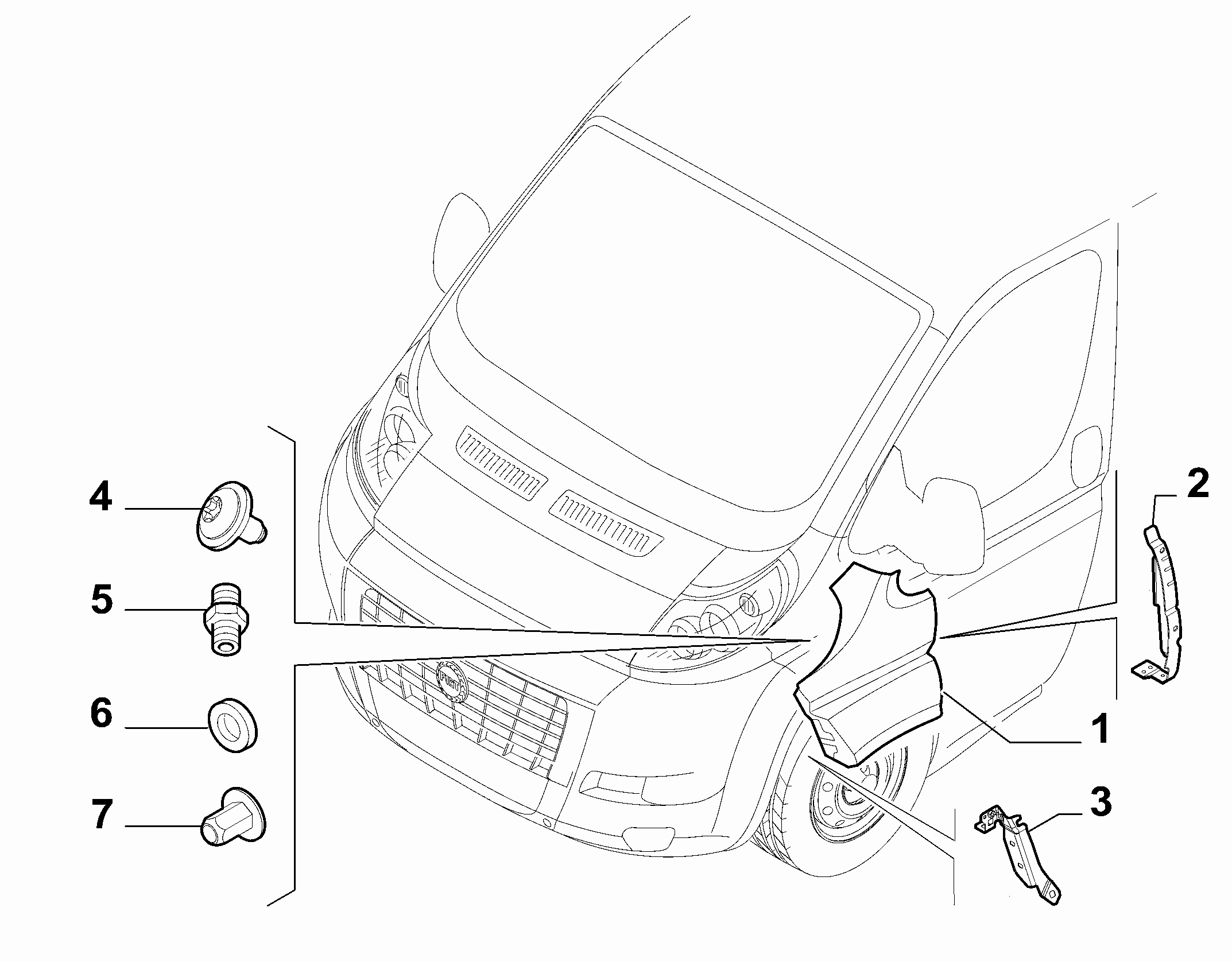 70018-010 FRONT MUDGUARD