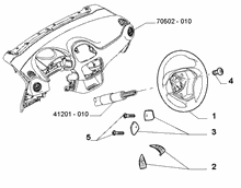 41201-010 STEERING WHEEL