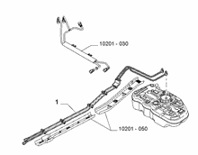 10201-020 UNDERSIDE FUEL PIPES
