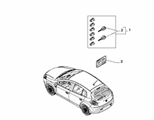 55202-020 KEY KIT AND OPENING SYSTEM