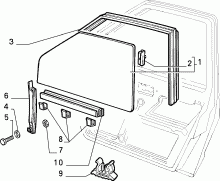 70129/00 ДВЕРИ ПЕРЕДНИЕ БОКОВЫЕ 