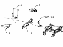 70601-080 FRONT SEAT, DRIVER SIDE
