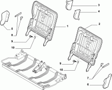 70613/02 REAR SEAT