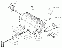 70613/10 REAR SEAT