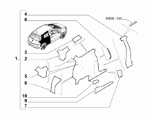 70004-010 REAR SIDE FRAME STRUCTURE