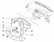 70502-060 STEERING COLUMN GUARDS