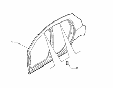 70019-010 EXTERNAL SIDE FRAME