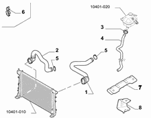 10401-030 RADIATOR PIPING