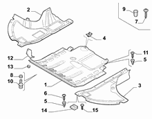 38115-015 ENGINE UNDERSIDE GUARDS FOR COMMERCIAL VEHICLES