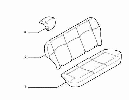 70615-010 REAR SEAT LINING 