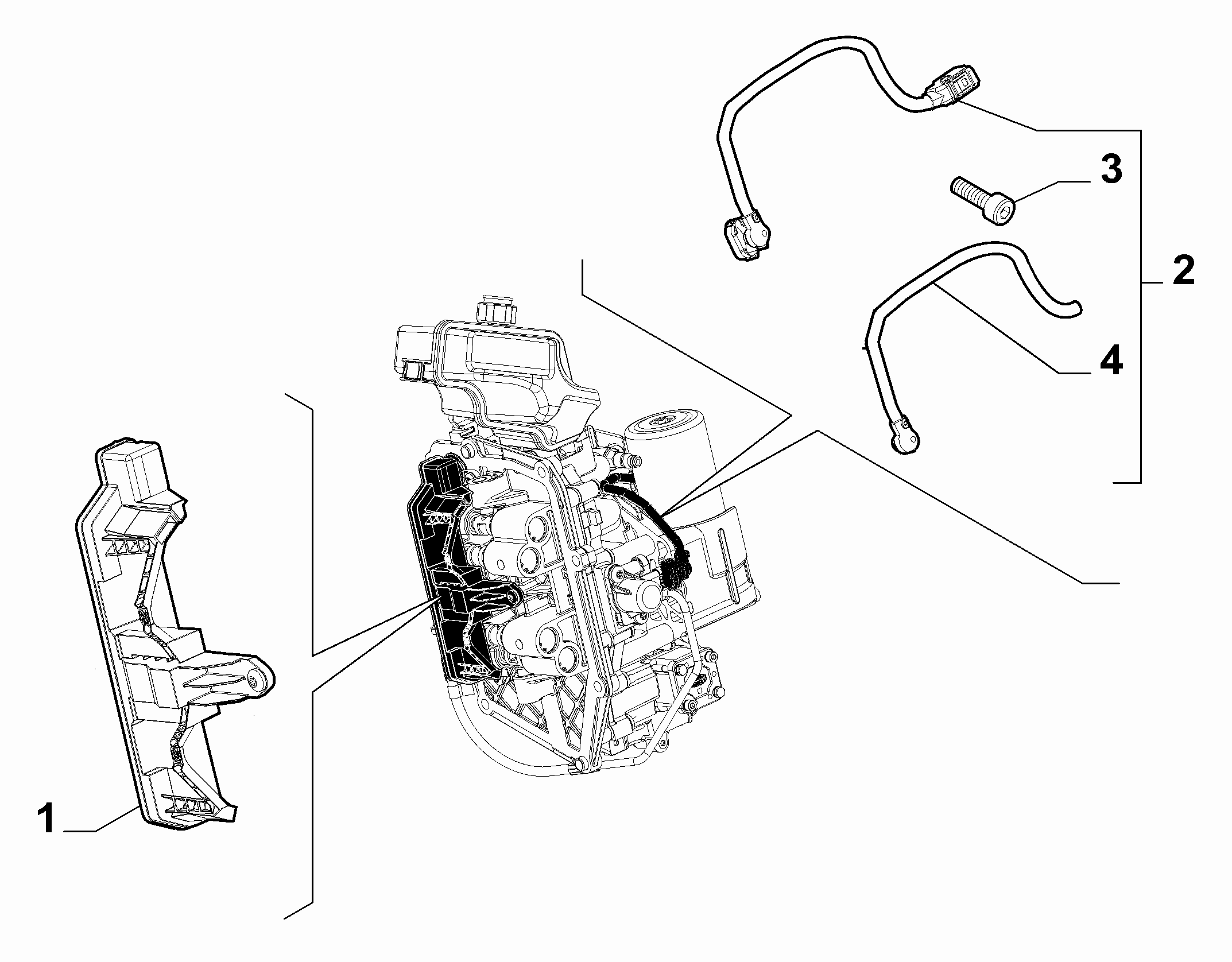 21200-080 TRANSMISSION CONTROL MODULE, VALVE UNIT AND SENSORS