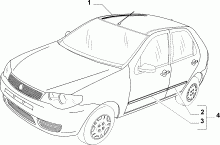 70712/00 НАРУЖНЫЕ НАКЛАДКИ И УПЛОТНИТЕЛИ