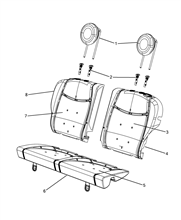 70613-005 REAR SEATS