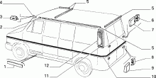 70712/00 НАРУЖНЫЕ НАКЛАДКИ И УПЛОТНИТЕЛИ 