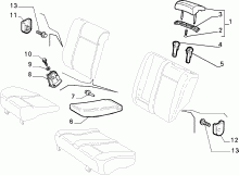 70613/02 REAR SEAT