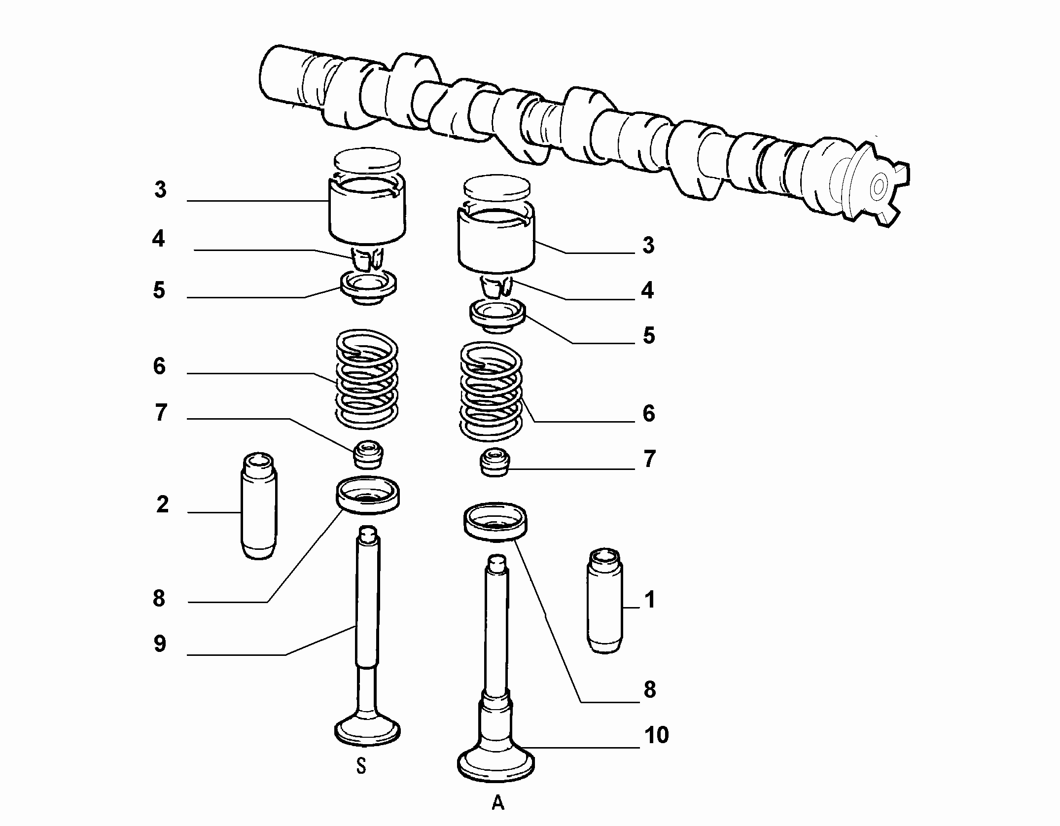 10107-020 VALVE INTAKE AND RELEASE