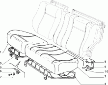 70613/01 REAR SEAT